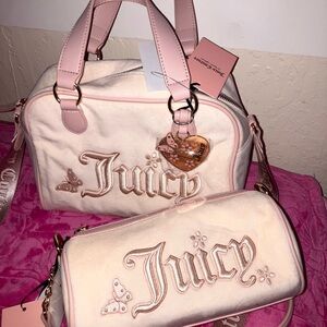 Juicy Couture juicy in the sky soft white bowler & barrel bundle